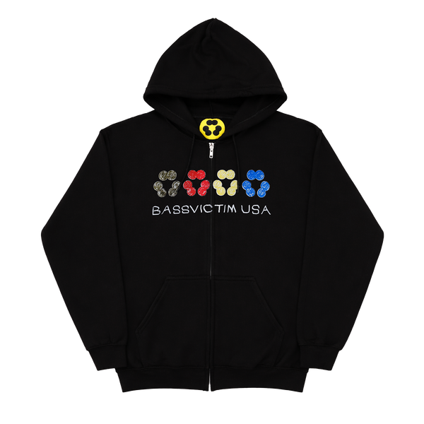 Bassvictim Drawing Zip Up